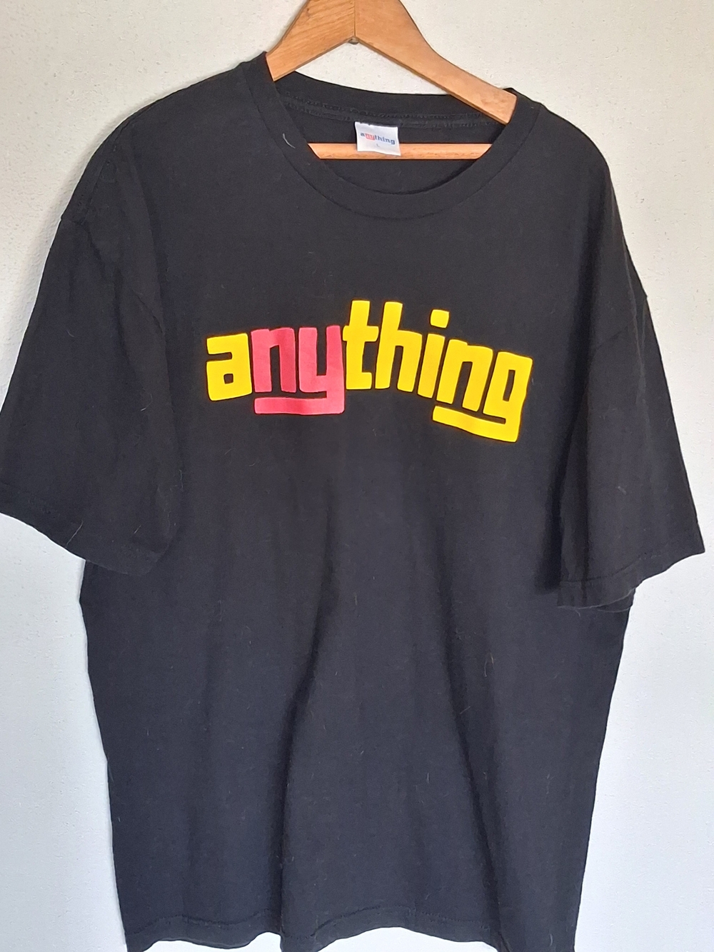Vintage Anything A New York Thing NYC Streetwear T Shirt  Black Size Large